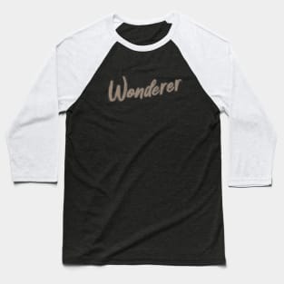 Wonderer Baseball T-Shirt